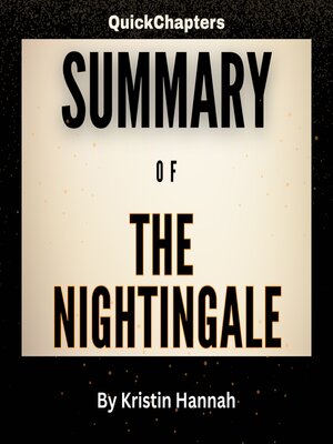 cover image of Summary of the Nightingale